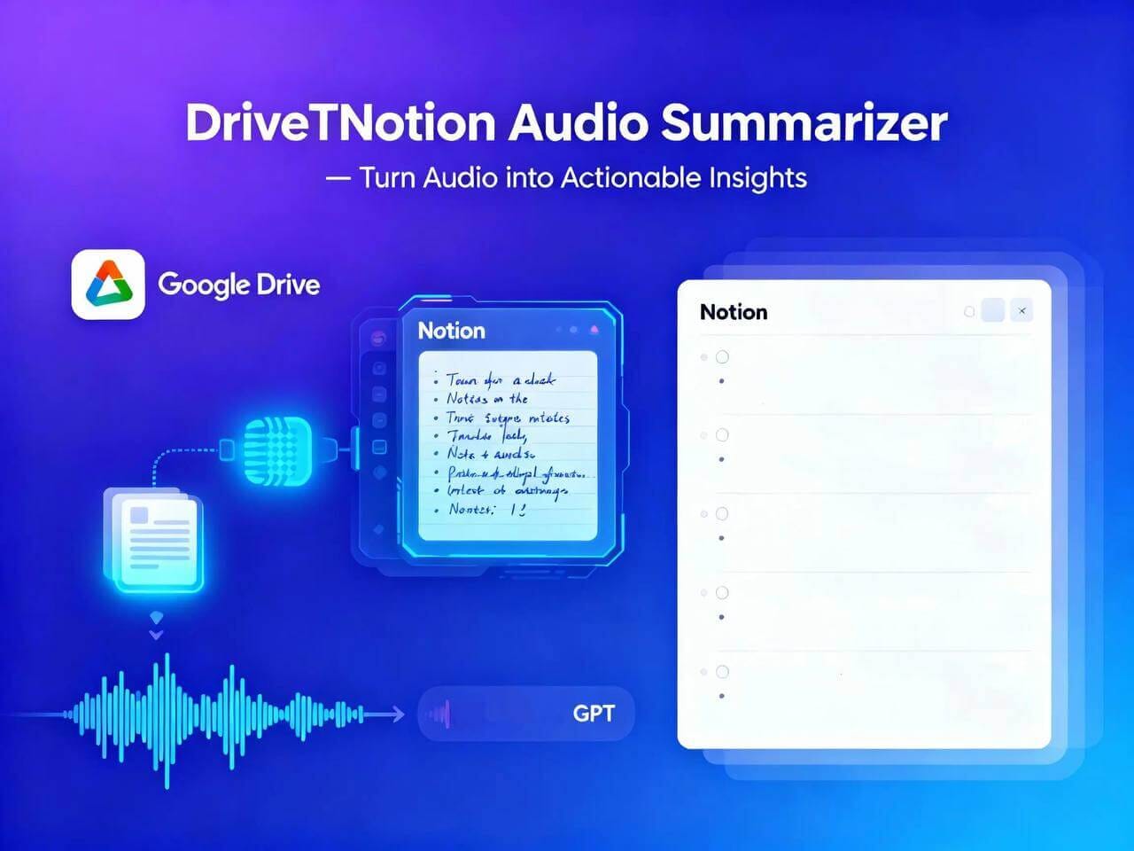 Drive2Notion Audio Summarizer