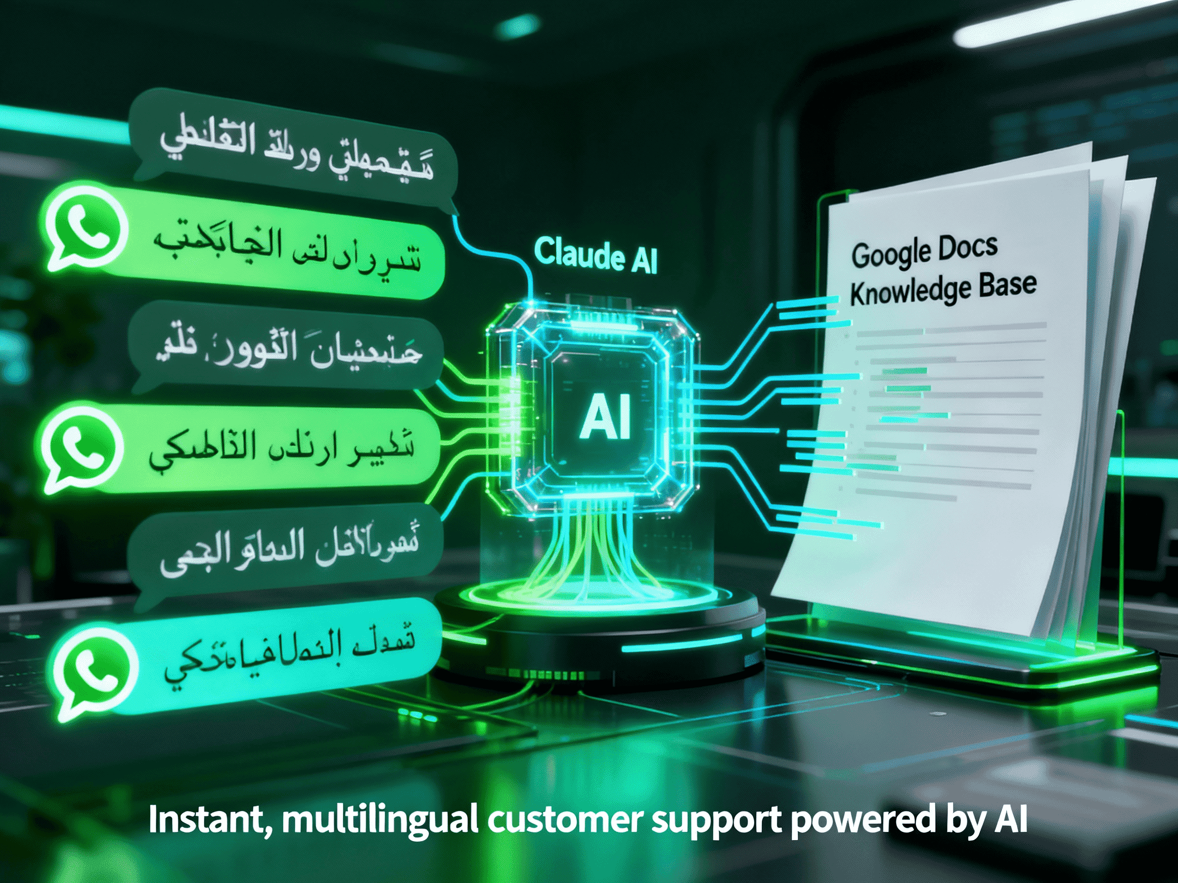 WhatsApp Multilingual Support AI