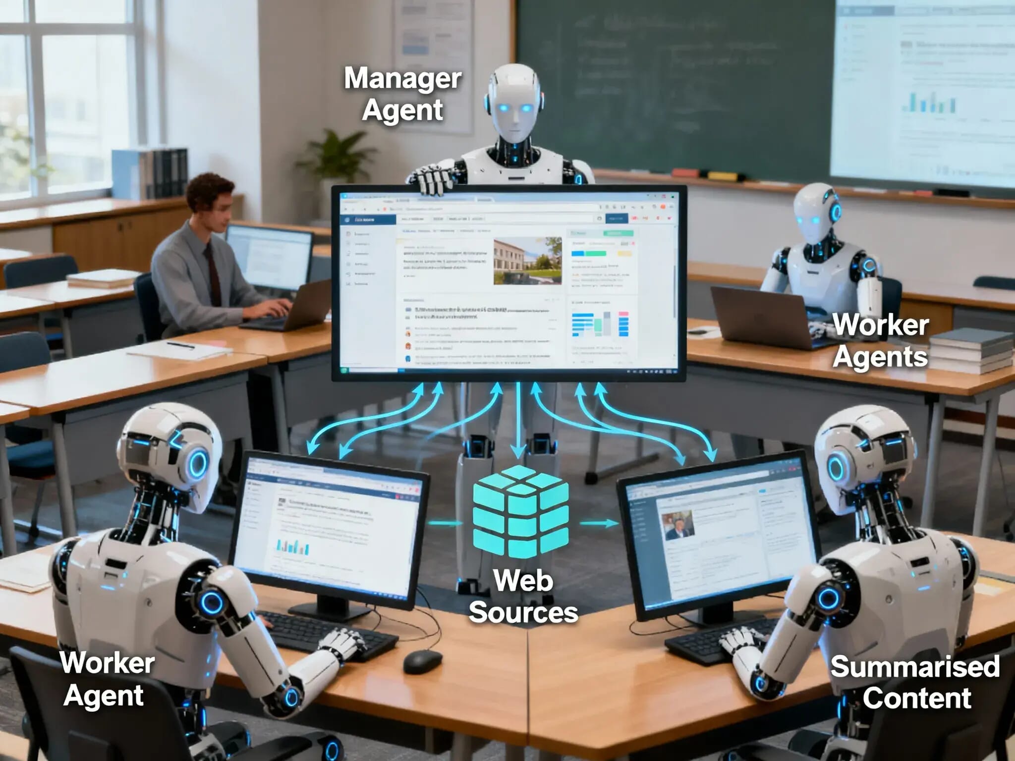 Browse the Web with Agents