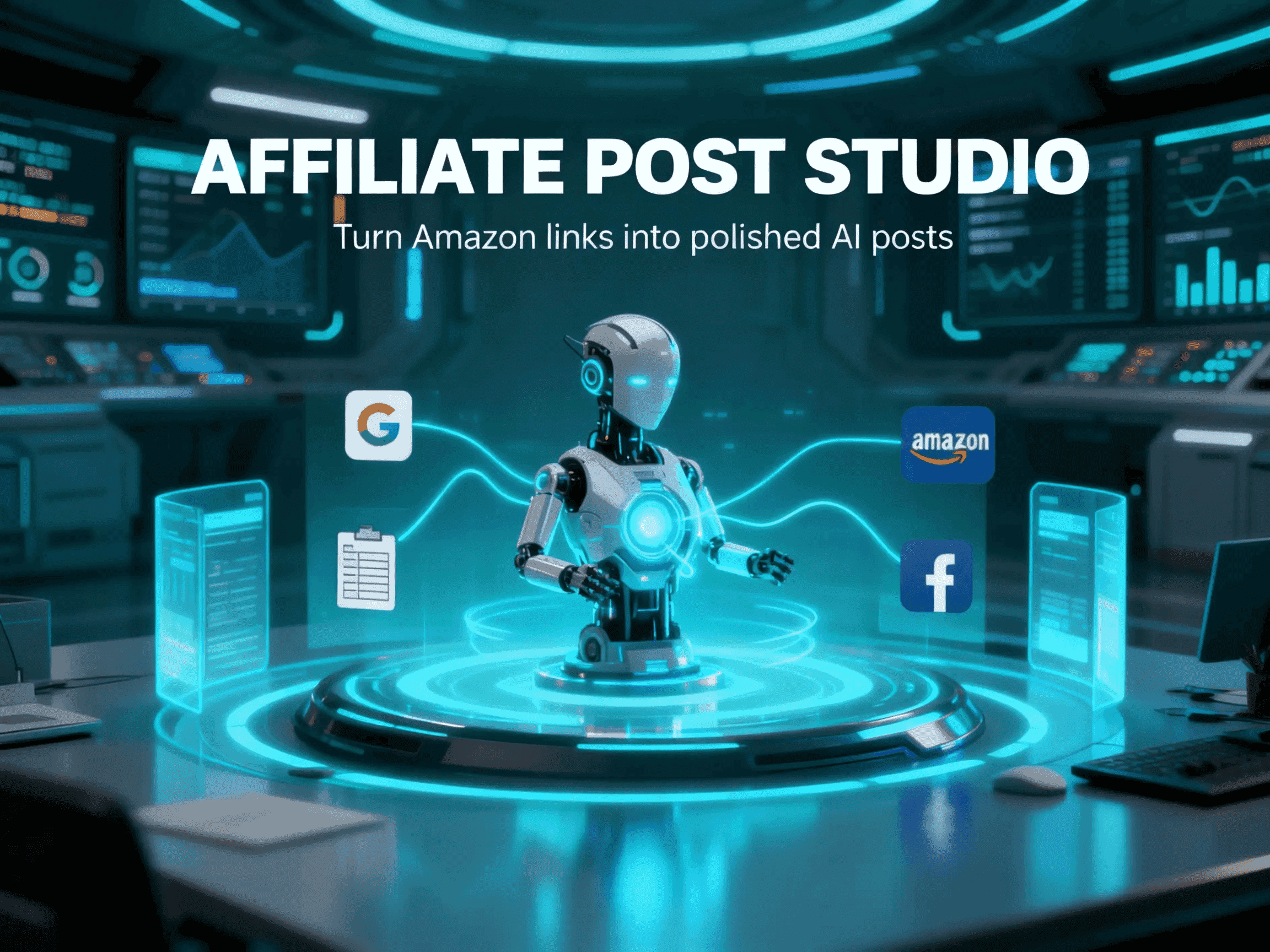 Affiliate Post Studio (Gemini + Facebook)