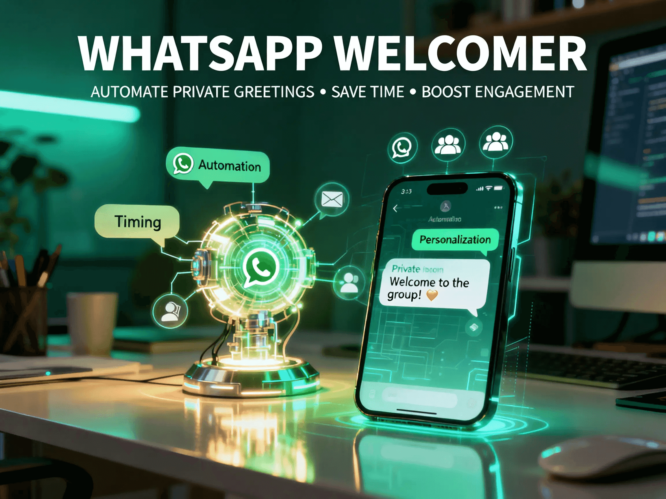Welcomer for WhatsApp (Evolution API)