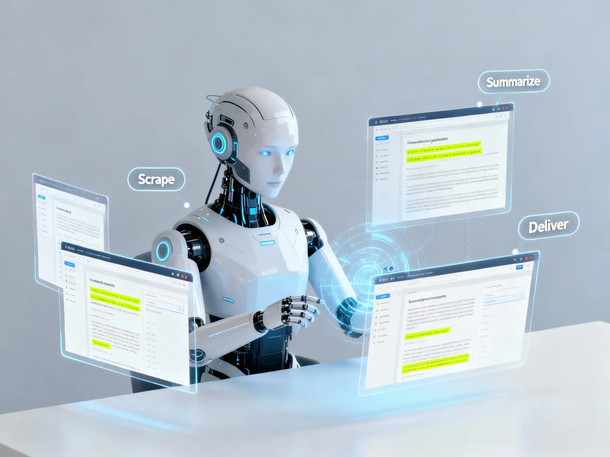 Scrape and Summarize AI